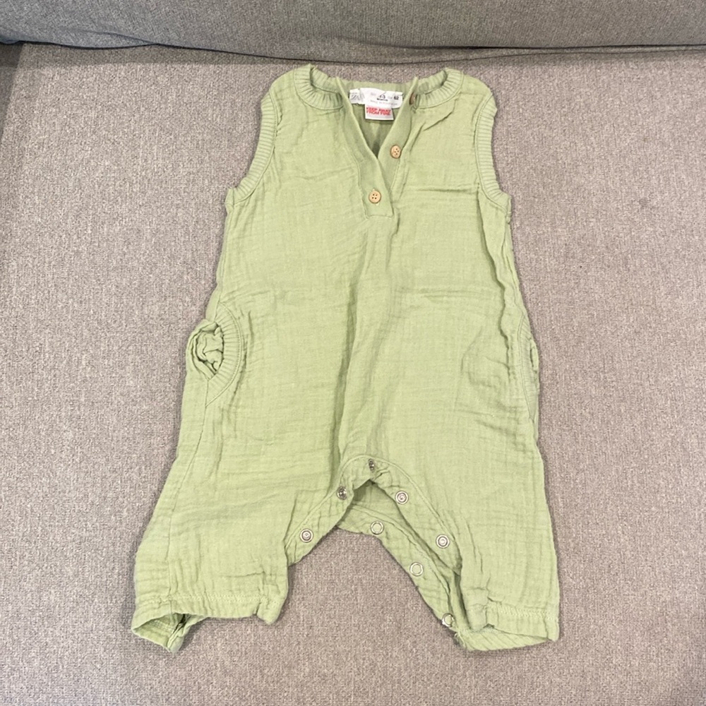 Green Zara jumpsuit